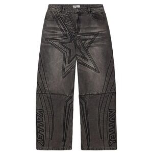NWT Vale‎ Forever Black Motocroxxx Pines Denim 'Rinsed/Black' 30 Jeans Pants